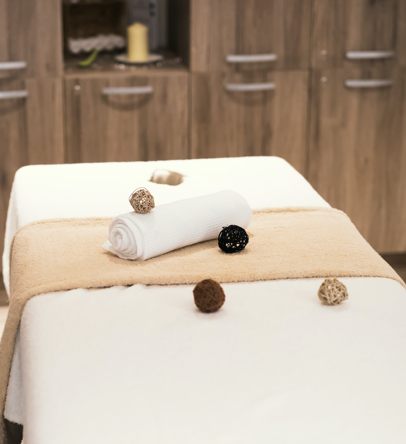 Beautiful massage center in resort