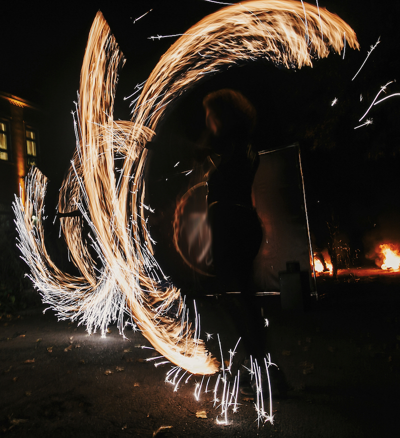 Fire show performance and entertainment