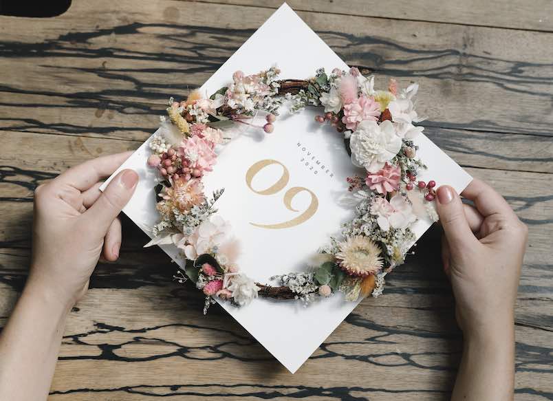 Wedding invitation card